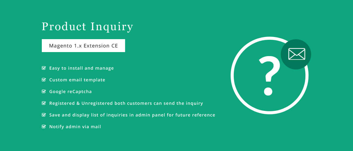 Product Inquiry - Magento Extension